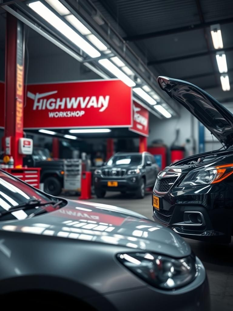 Pusat Servis Automotif Highway: Penyelenggaraan Penyaman Udara, Sistem Ekzos & Servis Kereta Komprehensif 1 Highway Workshop Car Aircond, Exhaust & Auto Service Centre